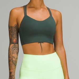 Lululemon Like a cloud longline bra - smoked spruce size 6